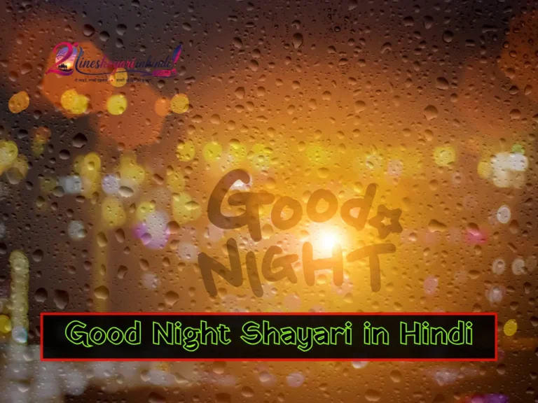 Good Night Shayari