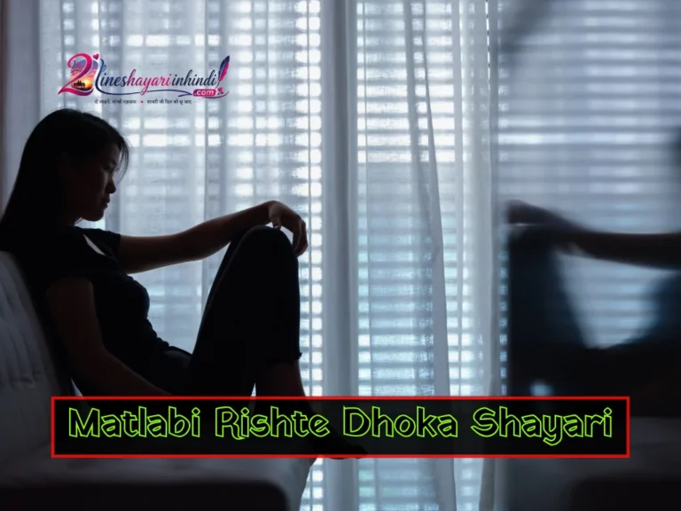 Matlabi Rishte Dhoka Shayari