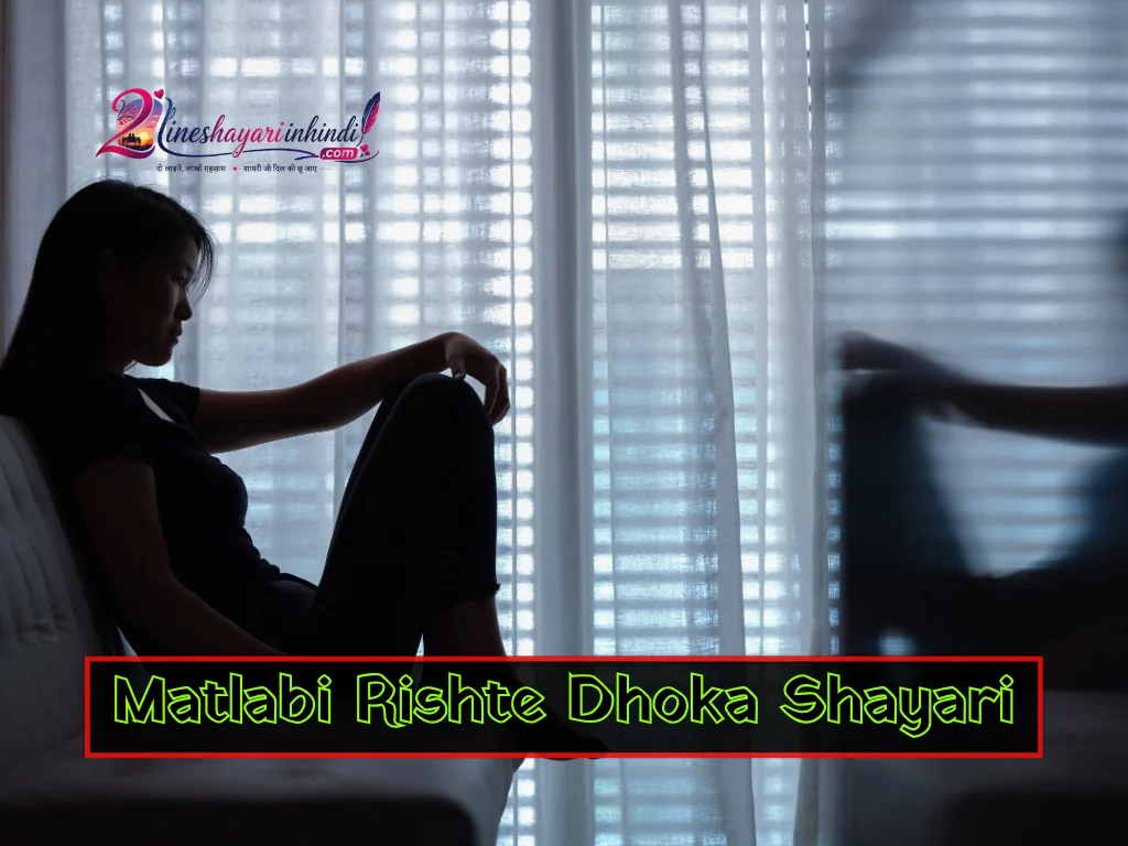 Matlabi Rishte Dhoka Shayari