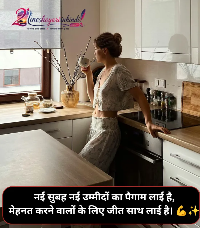 Motivational Good Morning Shayari in Hindi